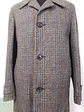 Abrigo Vintage Plomo Tweed 70% Lana - Talla ML - Miniatura 4