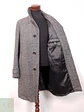 Abrigo Vintage Plomo Tweed 70% Lana - Talla ML - Miniatura 9