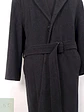 Abrigo Largo Henry Morell Plomo 50% Lana con Cinturón - Talla L - Miniatura 3