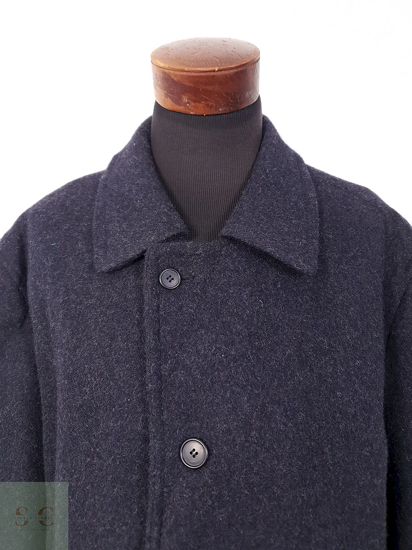 Abrigo Largo Duke of Wellington Azul 100% Lana Virgen - Talla 3XL 6