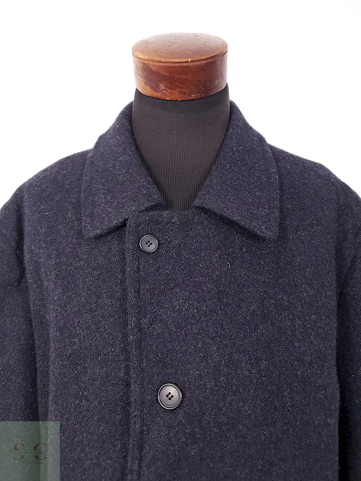 Abrigo Largo Duke of Wellington Azul 100% Lana Virgen - Talla 3XL 6