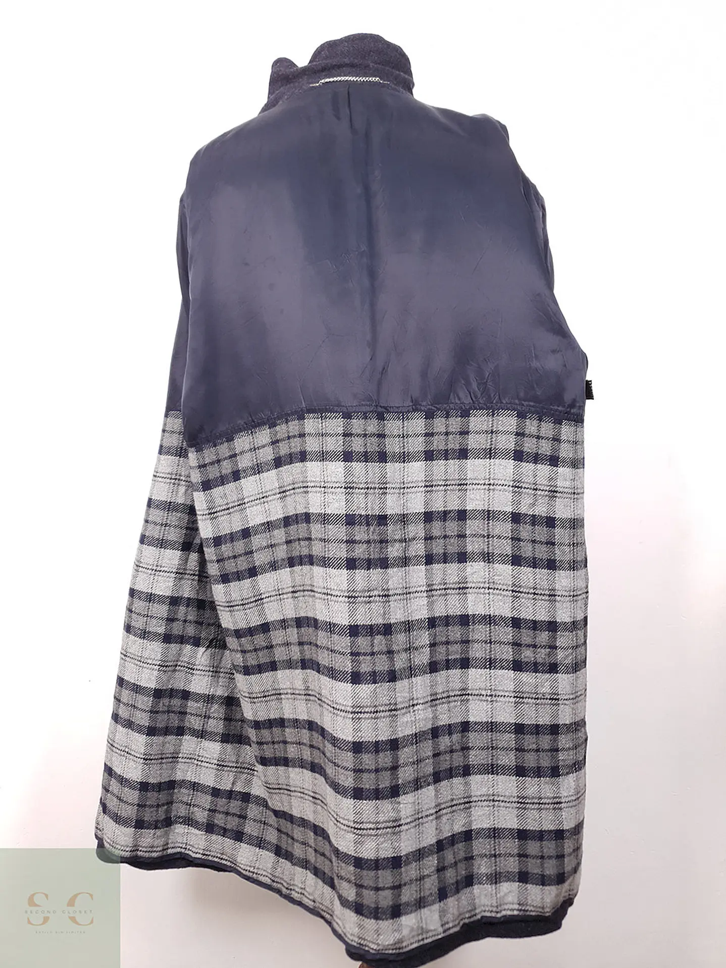 Abrigo Largo Duke of Wellington Azul 100% Lana Virgen - Talla 3XL 12