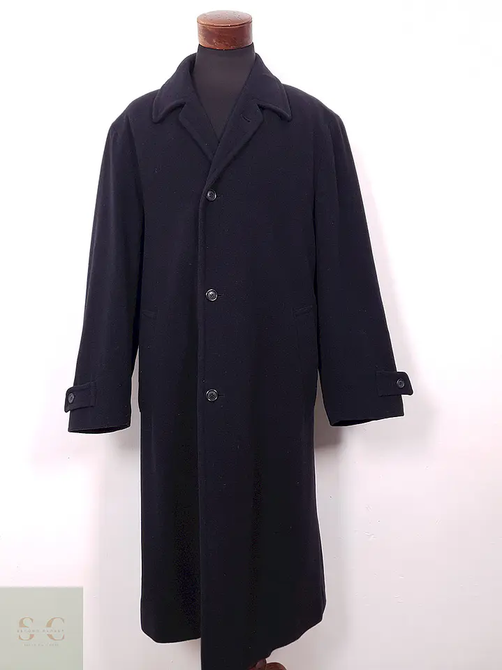Abrigo Largo Azul Breuninger Lana Virgen y Cashmere - Talla XL 1