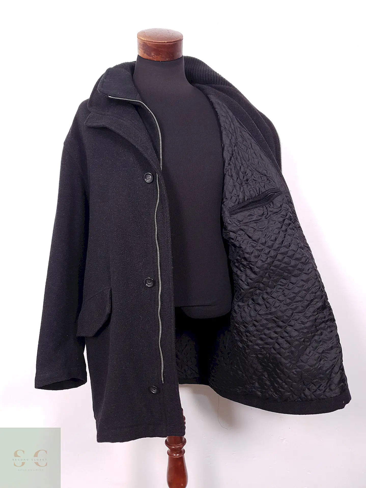 Chaquetón Plomo 70% Lana - Talla 3XL 10