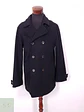 Abrigo Marinero Superior High Class Negro 90% Lana Virgen - Talla ML - Miniatura 1