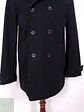 Abrigo Marinero Superior High Class Negro 90% Lana Virgen - Talla ML - Miniatura 3