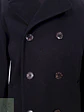 Abrigo Marinero Superior High Class Negro 90% Lana Virgen - Talla ML - Miniatura 4