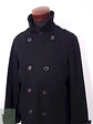 Abrigo Marinero Superior High Class Negro 90% Lana Virgen - Talla ML - Miniatura 6