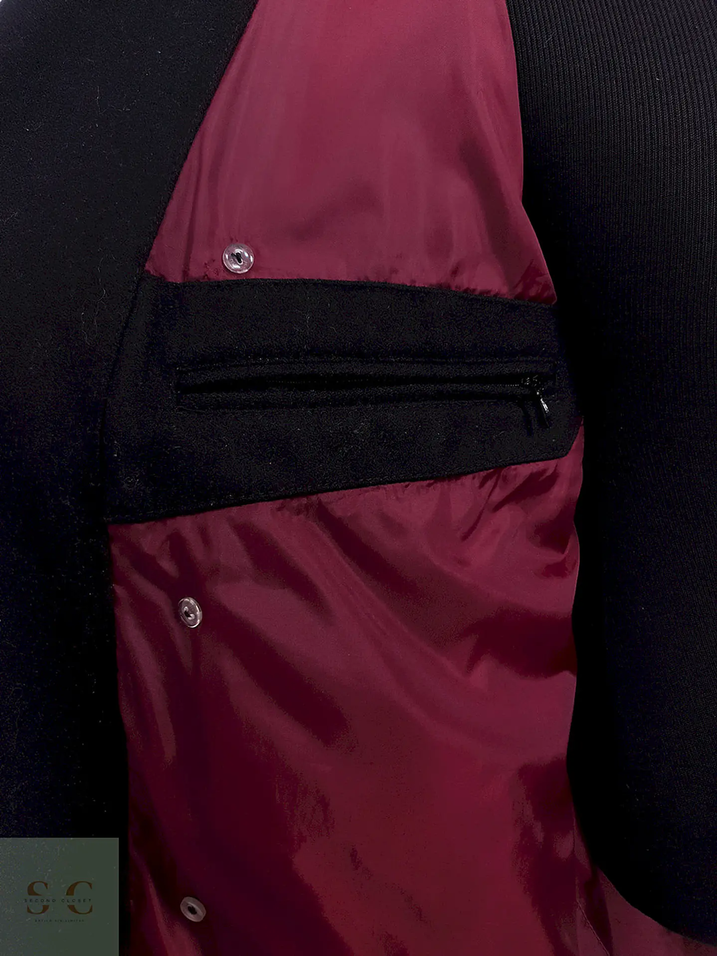 Abrigo Marinero Superior High Class Negro 90% Lana Virgen - Talla ML 10