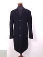 Abrigo Largo Dal Top Line Negro Lana Virgen y Cashmere - Talla LXL - Miniatura 1