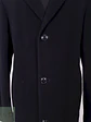 Abrigo Largo Dal Top Line Negro Lana Virgen y Cashmere - Talla LXL - Miniatura 5