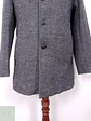 Abrigo Vintage Gris Mezcla Lana - Talla M - Miniatura 3