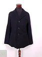 Abrigo Negro Matte Black 80% Lana - Talla SM - Miniatura 1