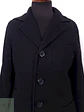 Abrigo Negro Matte Black 80% Lana - Talla SM - Miniatura 5