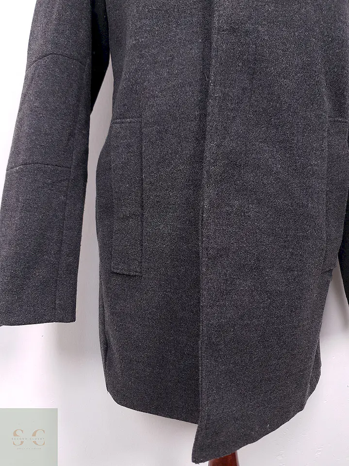 Abrigo Leftiesman Plomo Mezcla Lana - Talla L 3
