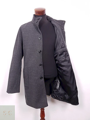 Abrigo Leftiesman Plomo Lana – TALLA L