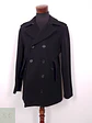 Abrigo Marinero Coolwater Negro 75% Lana - Talla M - Miniatura 2