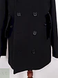 Abrigo Marinero Coolwater Negro 75% Lana - Talla M - Miniatura 3
