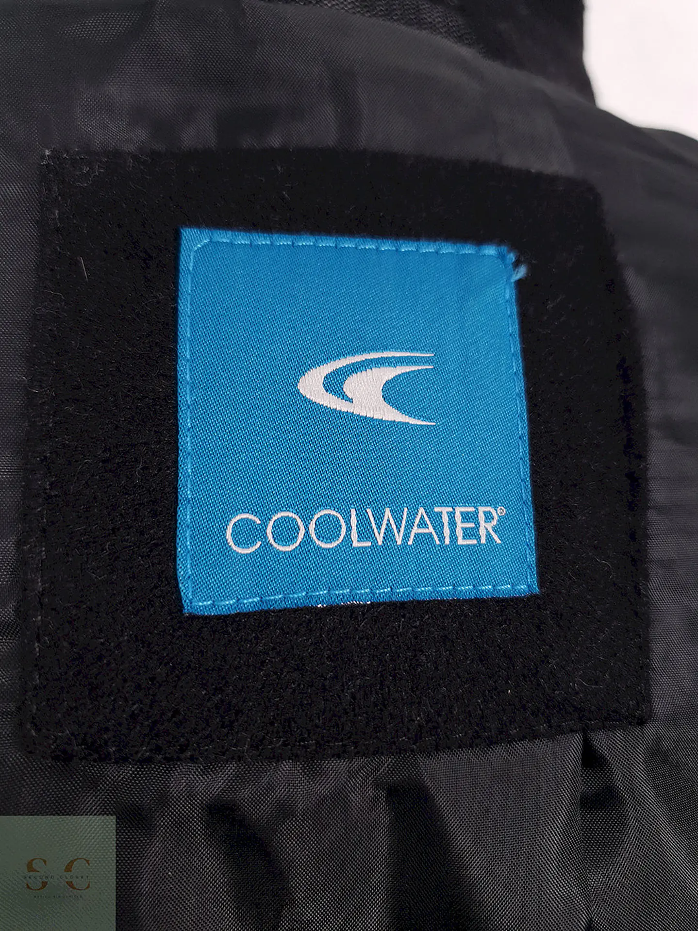 Abrigo Marinero Coolwater Negro 75% Lana - Talla M 14