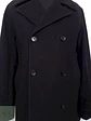 Abrigo Marinero Vintage Negro Mezcla Lana - Talla M - Miniatura 4