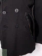 Abrigo Marinero Zara Young Negro Mezcla Lana - Talla S - Miniatura 3