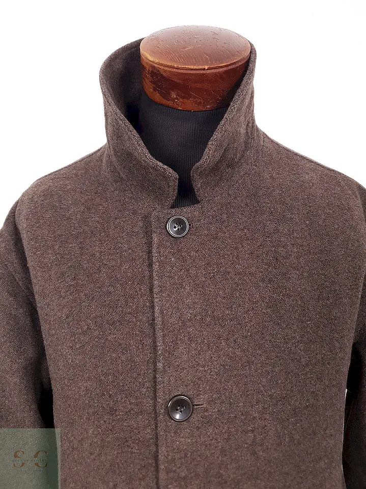 Abrigo Sarar Café Mezcla Lana y Cashmere - Talla XXL 6