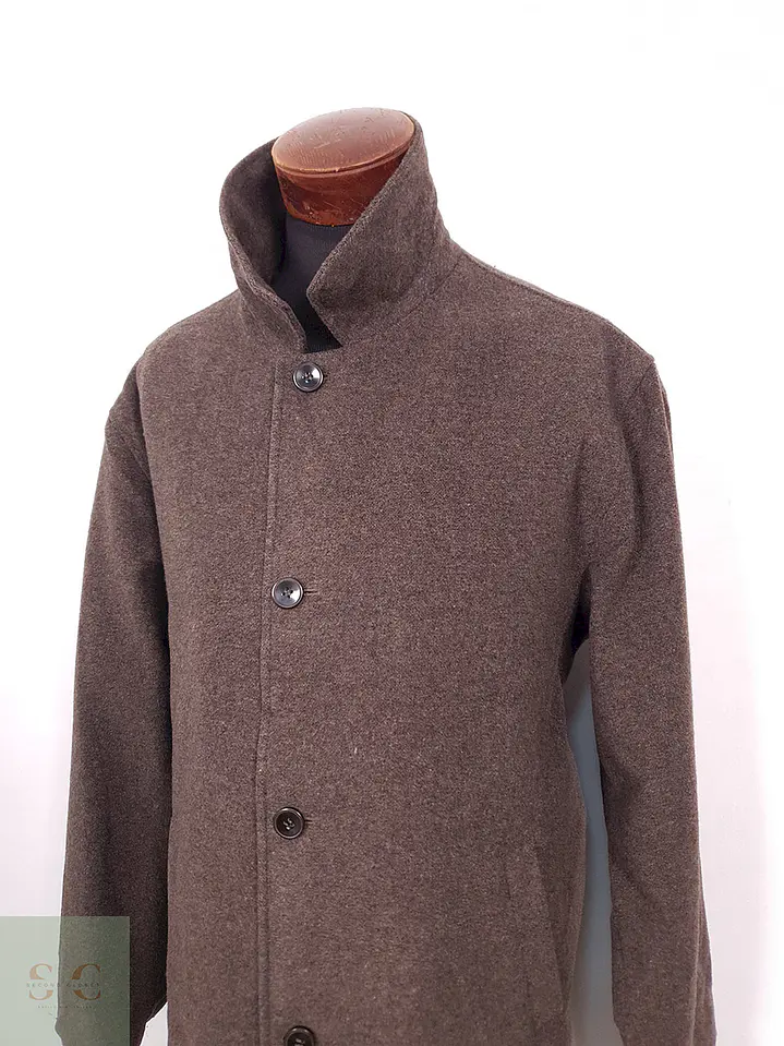 Abrigo Sarar Café Mezcla Lana y Cashmere - Talla XXL 7