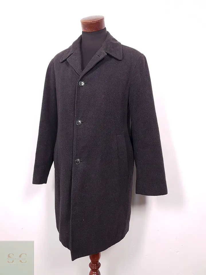 Abrigo Largo Travelmaster Plomo Wool and Cashmere - Talla L 2