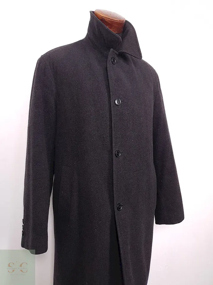 Abrigo Largo Travelmaster Plomo Wool and Cashmere - Talla L 7