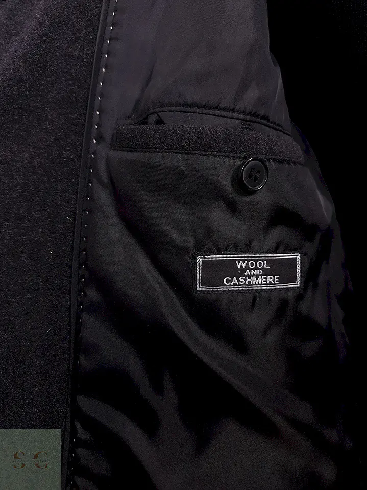 Abrigo Largo Travelmaster Plomo Wool and Cashmere - Talla L 9