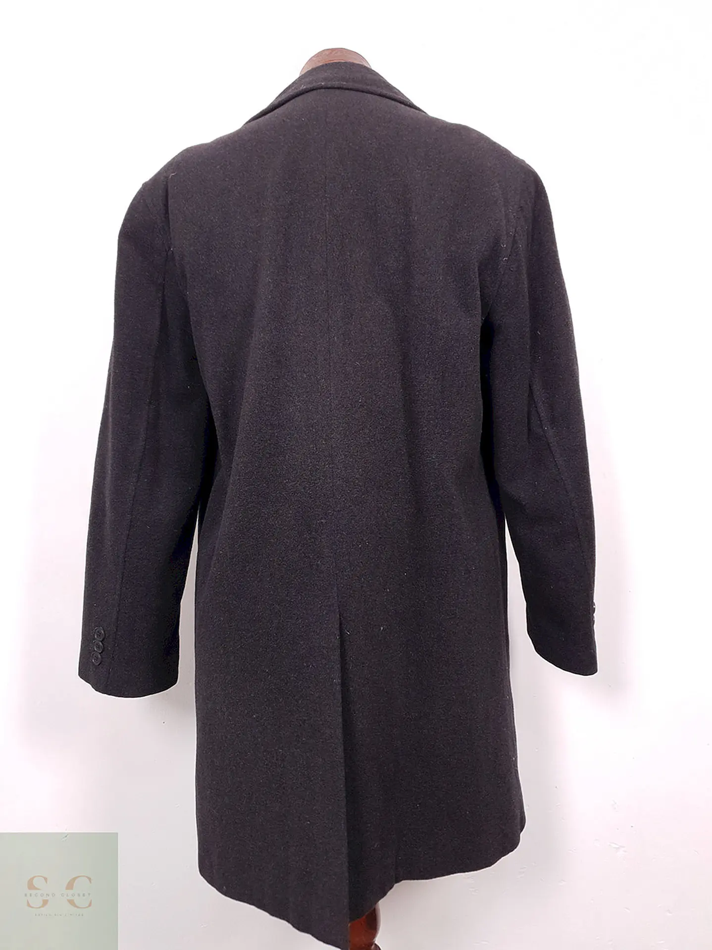 Abrigo Largo Travelmaster Plomo Wool and Cashmere - Talla L 10
