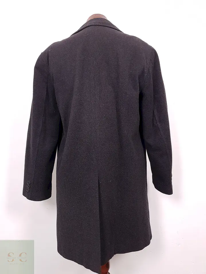 Abrigo Largo Travelmaster Plomo Wool and Cashmere - Talla L 10