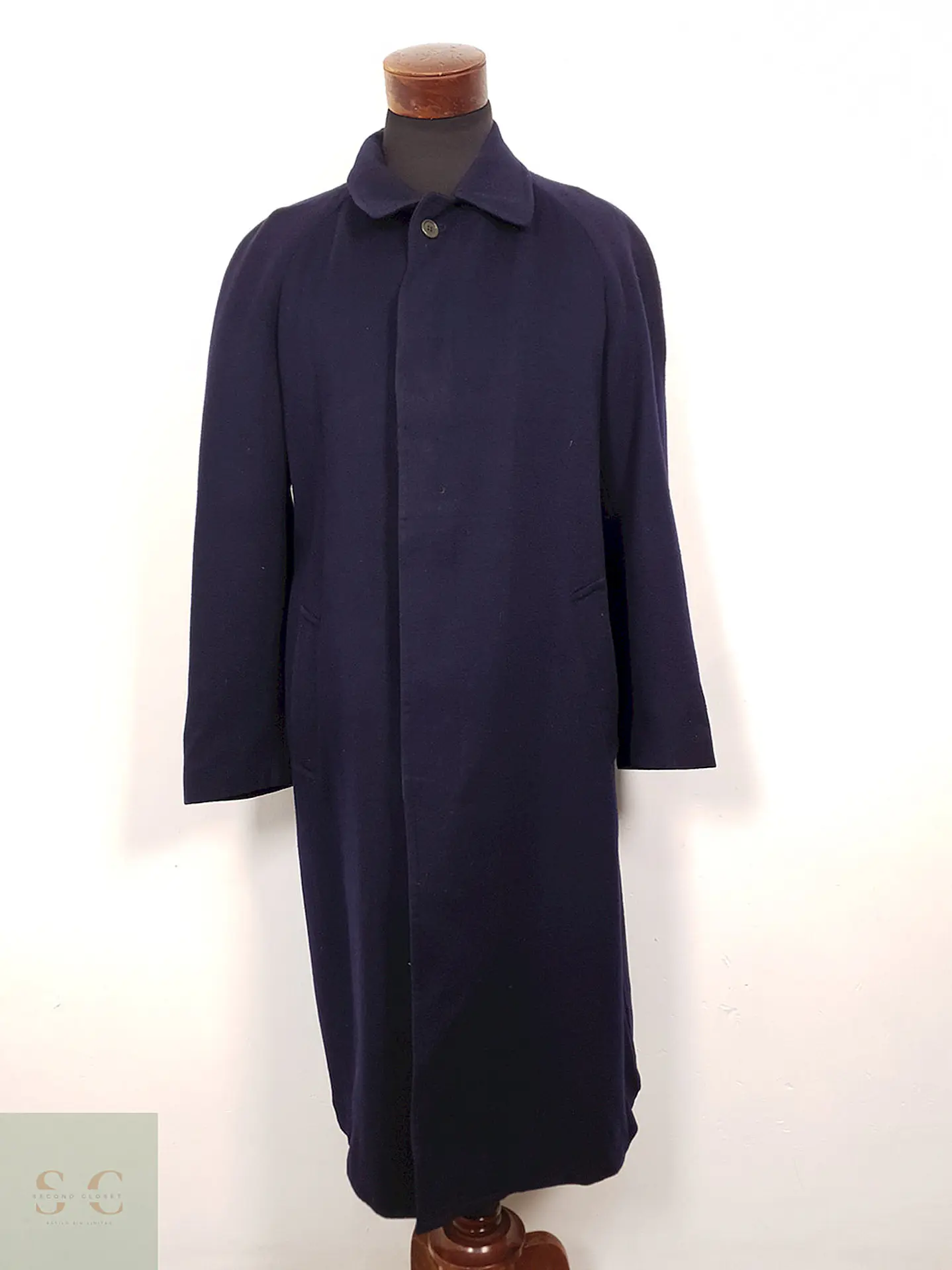 Abrigo largo Fratelli Italia Di Delfino Azul Marino – TALLA L 4