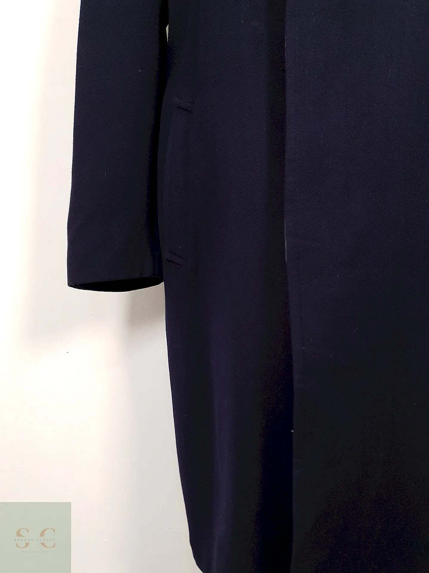 Abrigo largo Fratelli Italia Di Delfino Azul Marino – TALLA L 9