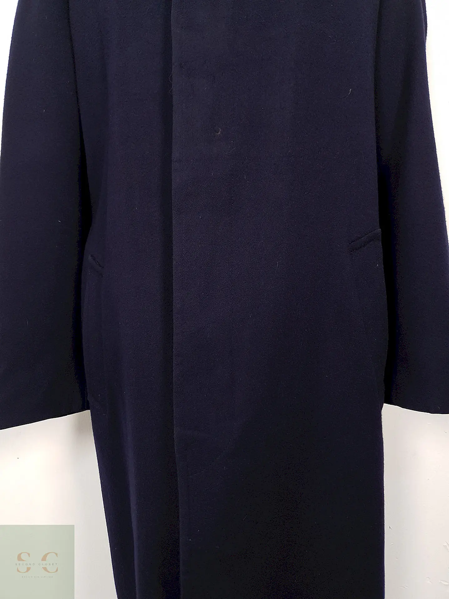Abrigo largo Fratelli Italia Di Delfino Azul Marino – TALLA L 10