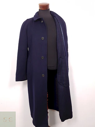 Abrigo largo Fratelli Italia Di Delfino Azul Marino – TALLA L