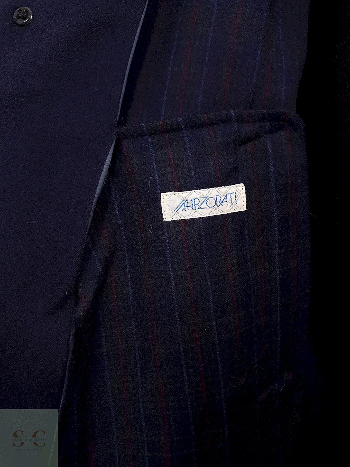 Abrigo largo Fratelli Italia Di Delfino Azul Marino – TALLA L 12