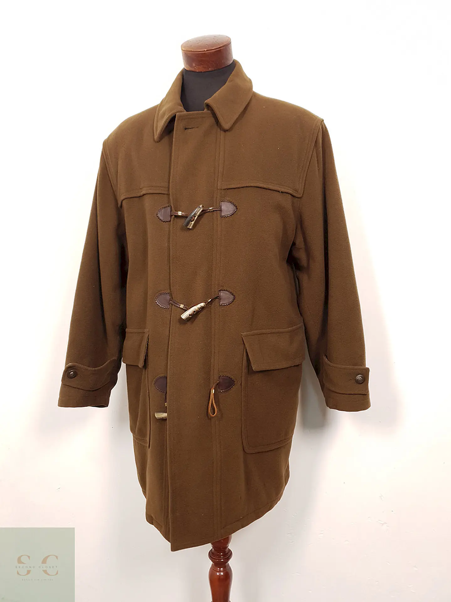 Abrigo Montgomery Albert Ti Durce 100% Lana & Cashmere – TALLA 2XL 2