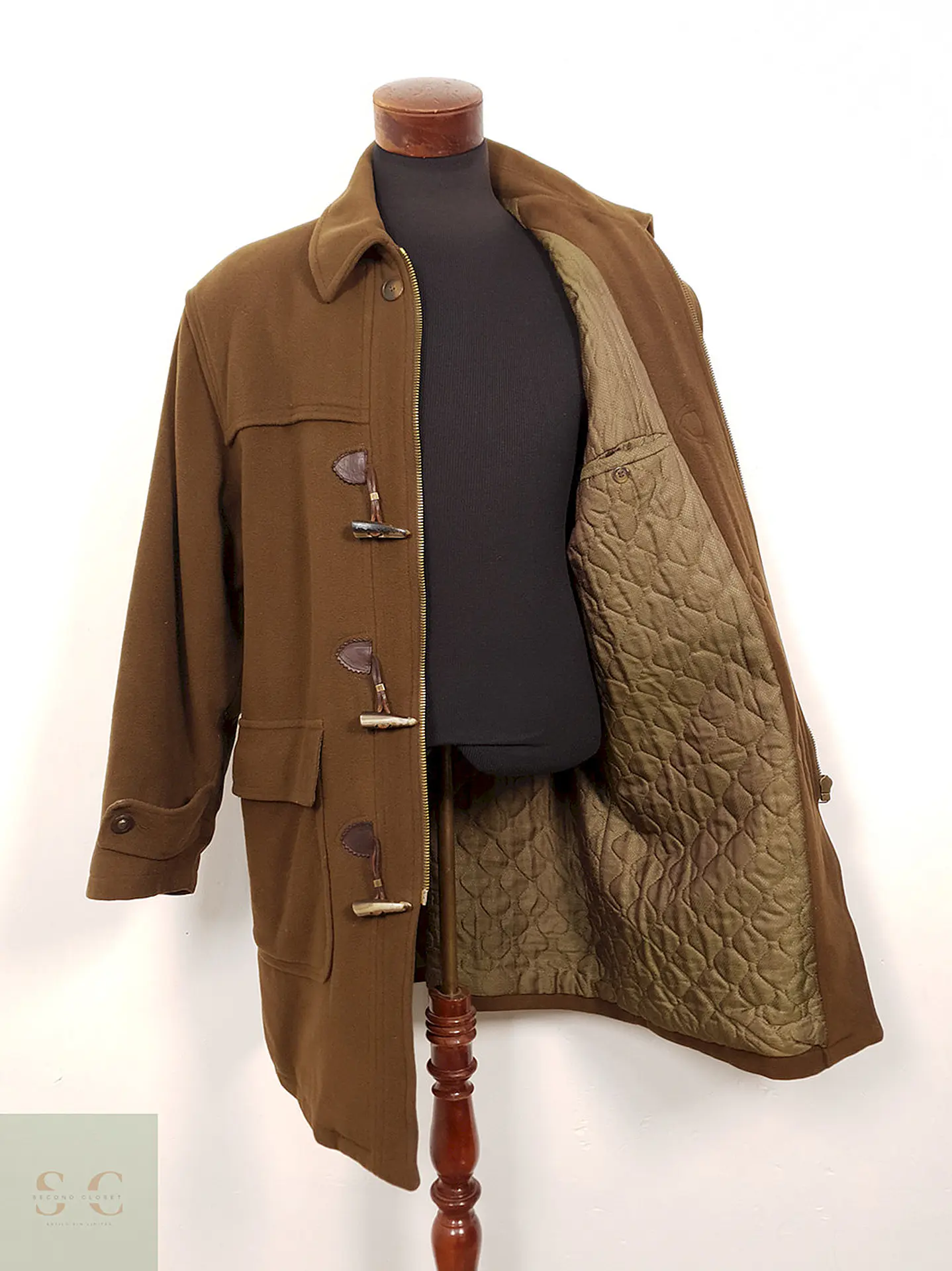 Abrigo Montgomery Albert Ti Durce 100% Lana & Cashmere – TALLA 2XL 8