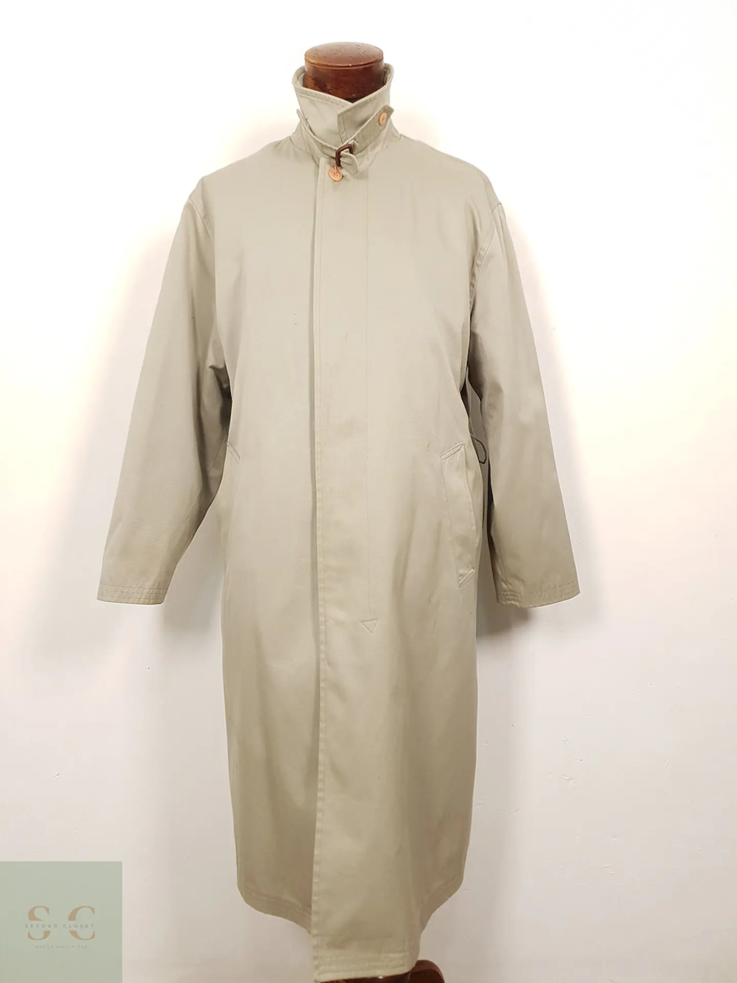 Abrigo Impermeable Vintage Wind or Rain Beige Premium – TALLA 2XL 4