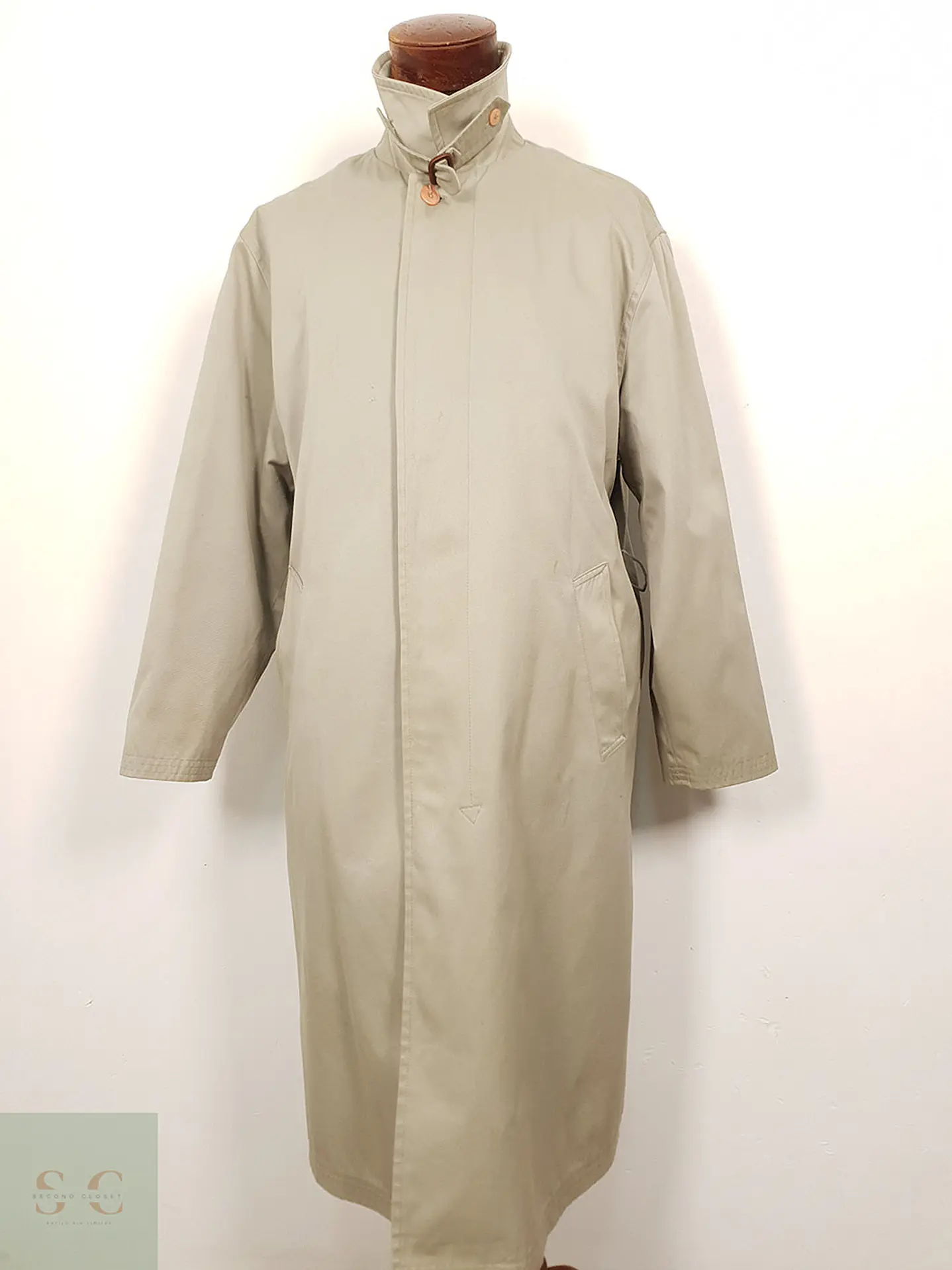 Abrigo Impermeable Vintage Wind or Rain Beige Premium – TALLA 2XL 5