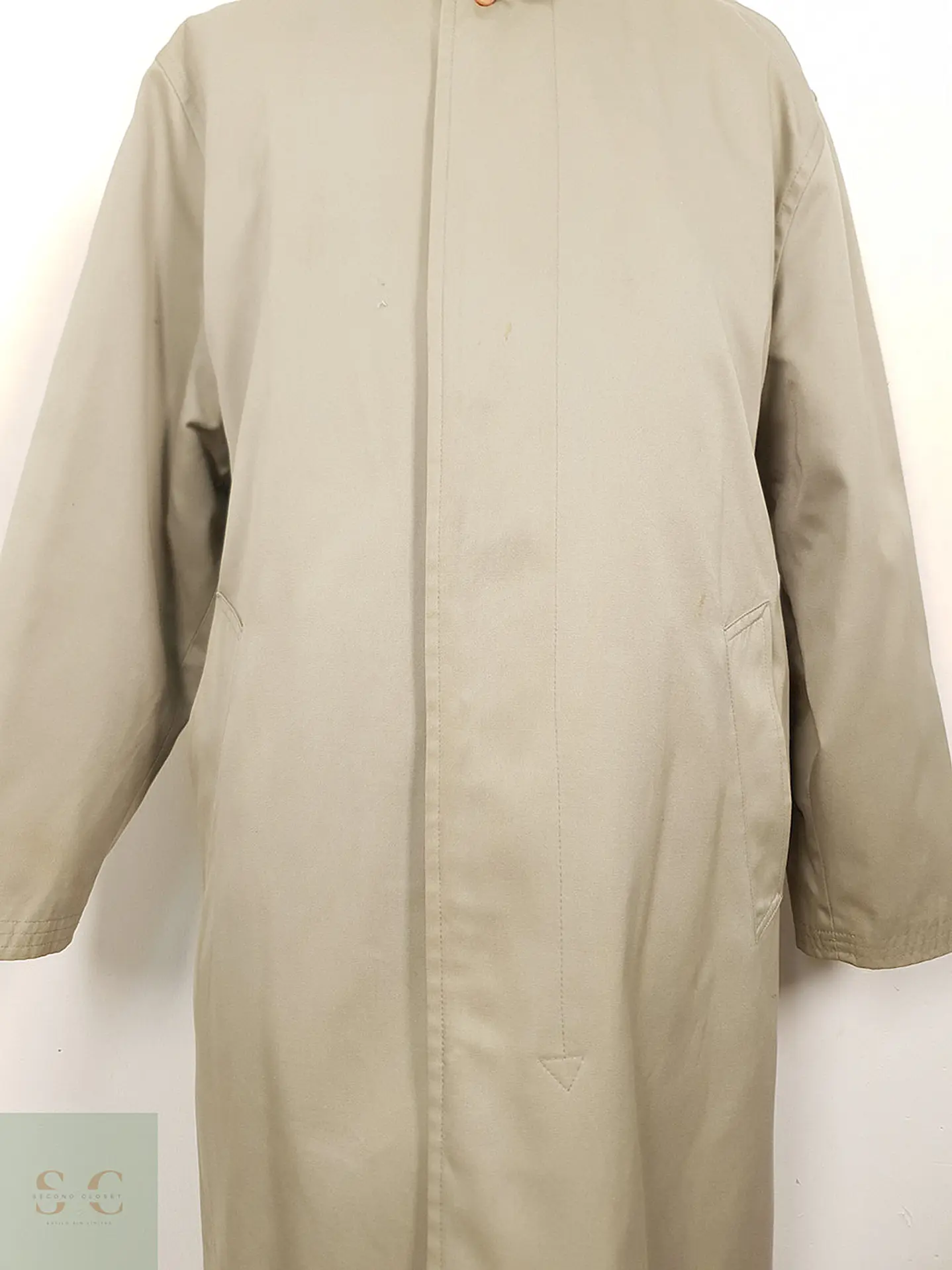 Abrigo Impermeable Vintage Wind or Rain Beige Premium – TALLA 2XL 6