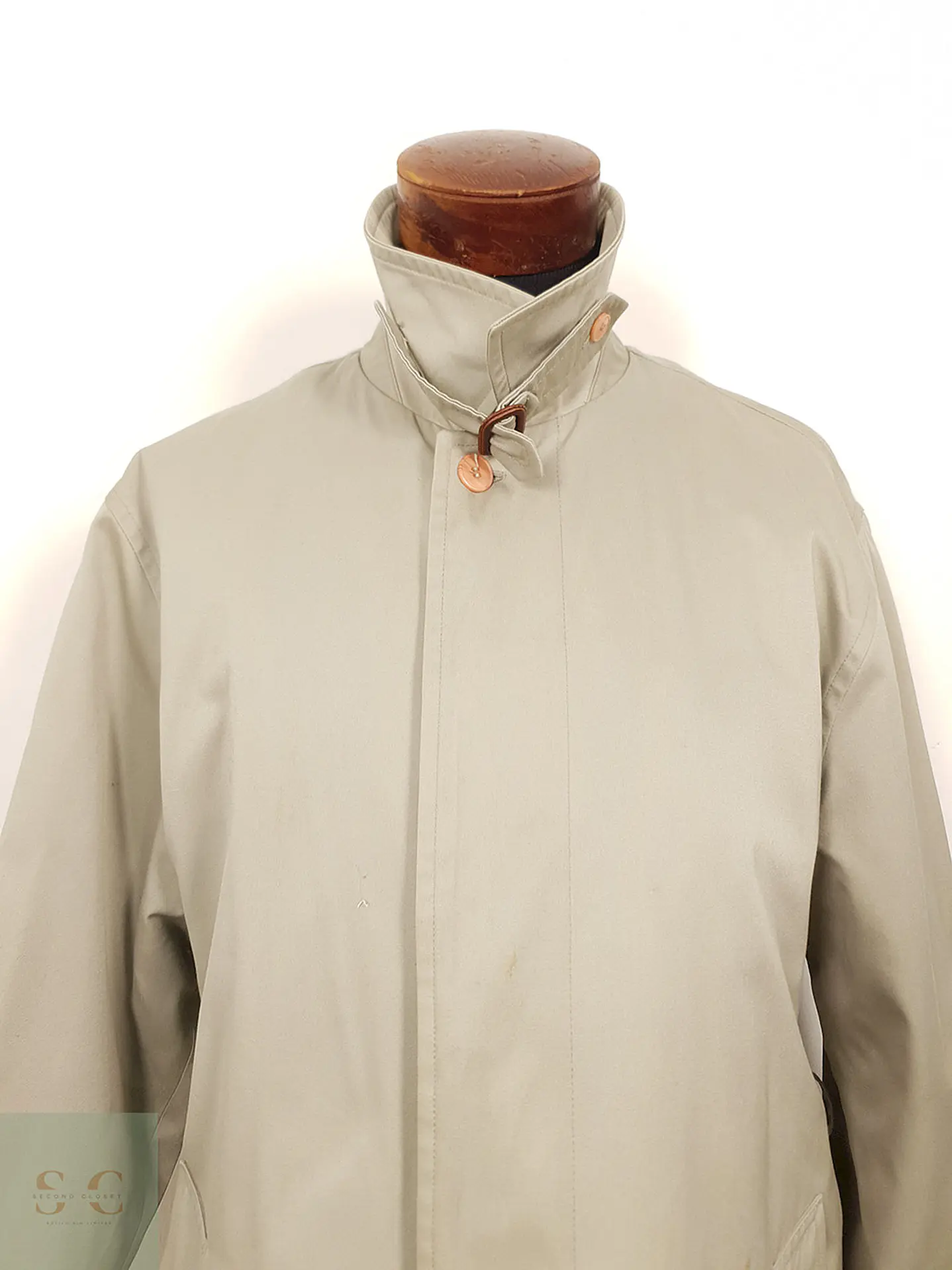 Abrigo Impermeable Vintage Wind or Rain Beige Premium – TALLA 2XL 7