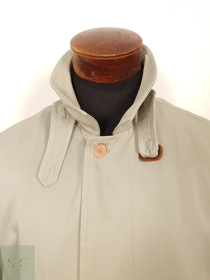 Abrigo Impermeable Vintage Wind or Rain Beige Premium – TALLA 2XL 8