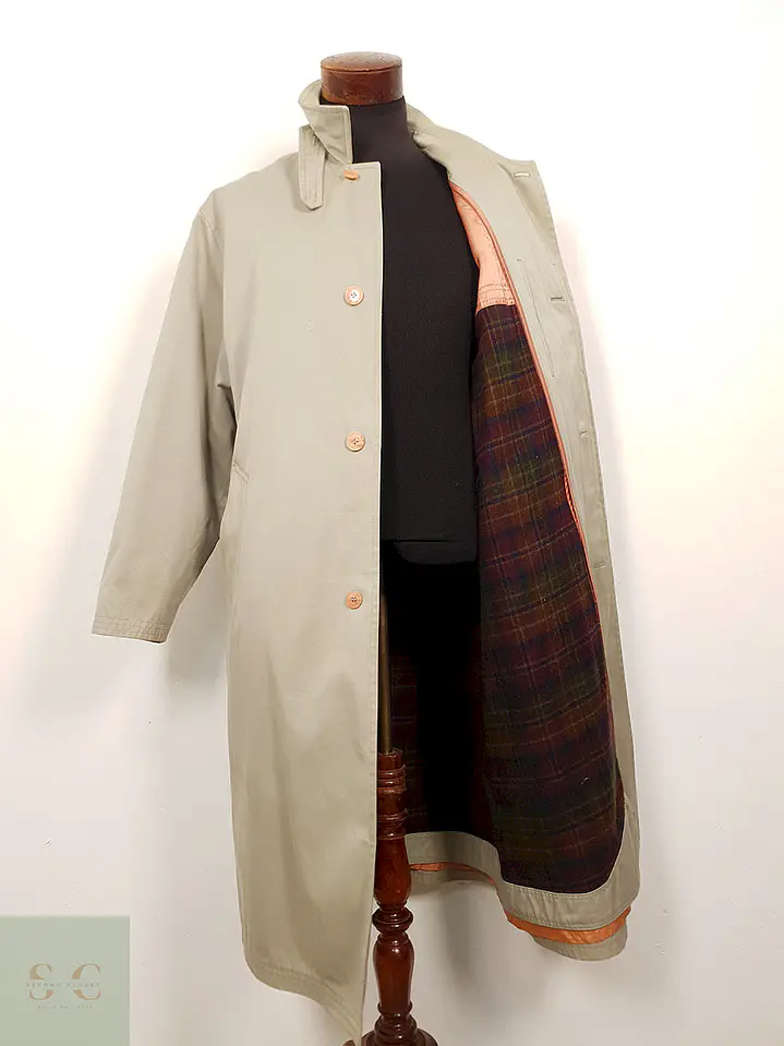 Abrigo Impermeable Vintage Wind or Rain Beige Premium – TALLA 2XL 1