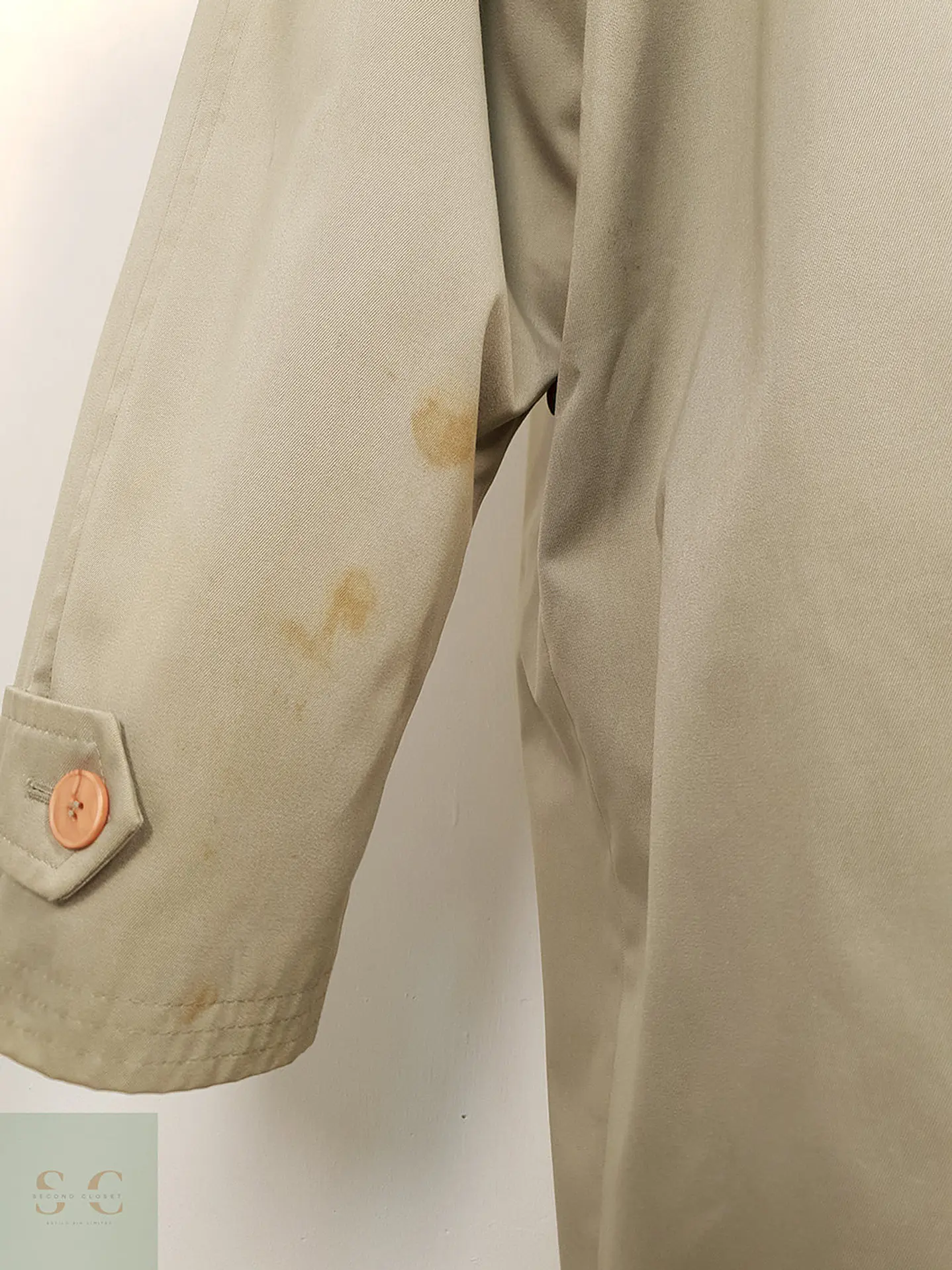 Abrigo Impermeable Vintage Wind or Rain Beige Premium – TALLA 2XL 13