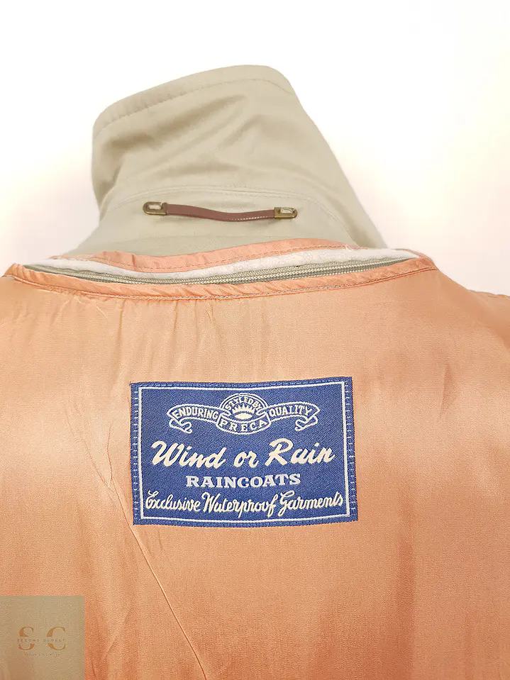 Abrigo Impermeable Vintage Wind or Rain Beige Premium – TALLA 2XL 14