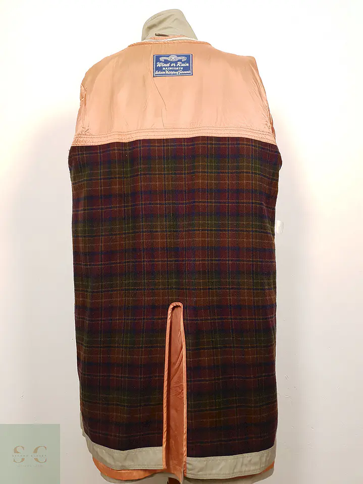 Abrigo Impermeable Vintage Wind or Rain Beige Premium – TALLA 2XL 15