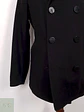 Abrigo Marinero italiano Marina Yatching Negro Lana premium - Talla SM - Miniatura 3