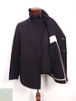 Abrigo Marinero italiano Marina Yatching Negro Lana premium - Talla SM - Miniatura 11